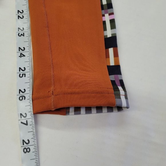 Prana Leggings Womens XS Laye Gingerbread Tivoli Striped Sides‎ Pockets New - Picture 16 of 16